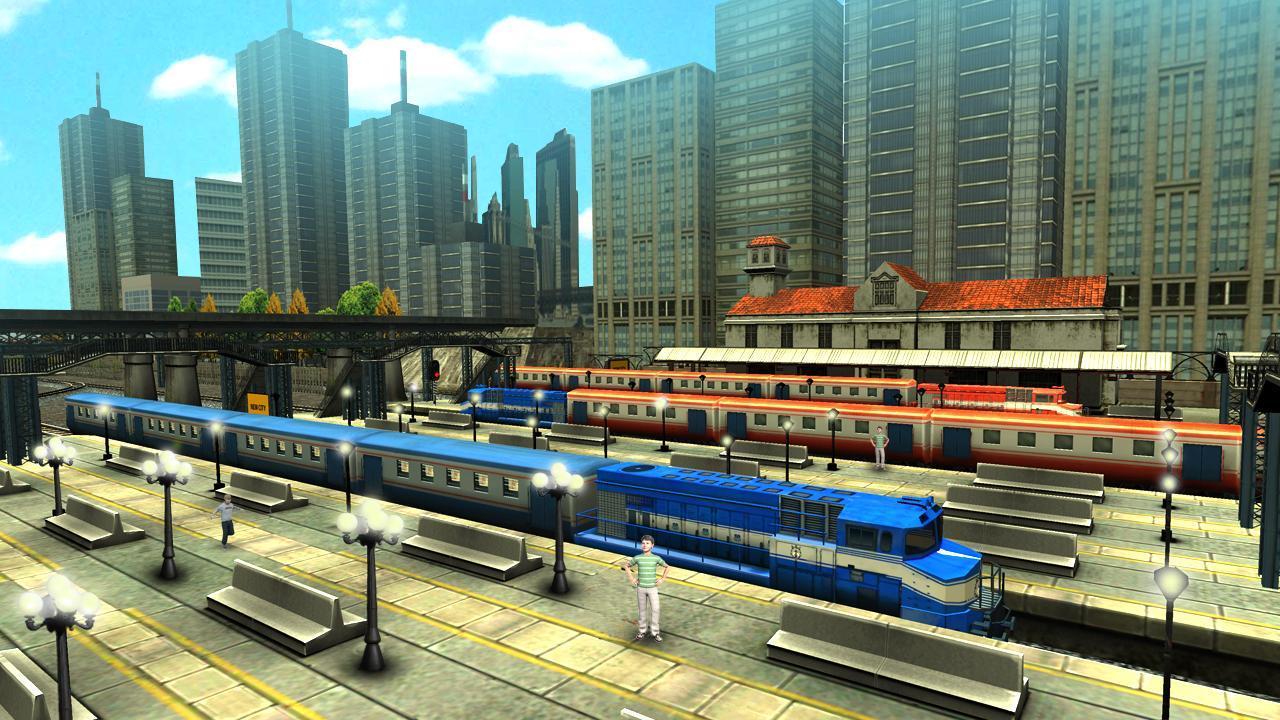 火車賽車遊戲3D2播放器 遊戲截圖