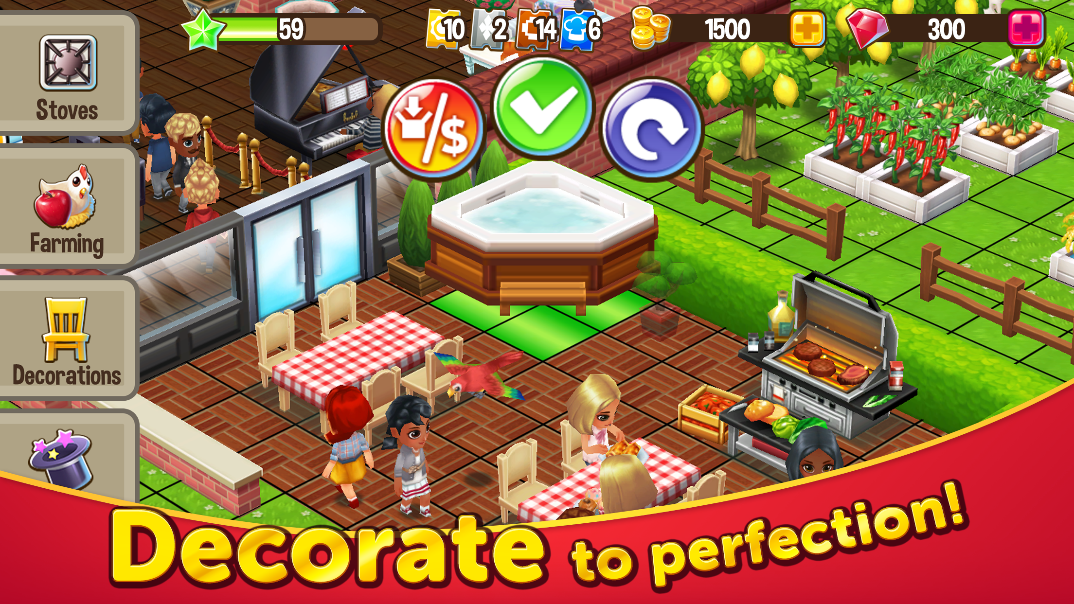 Food Street - Restaurant Game ภาพหน้าจอเกม