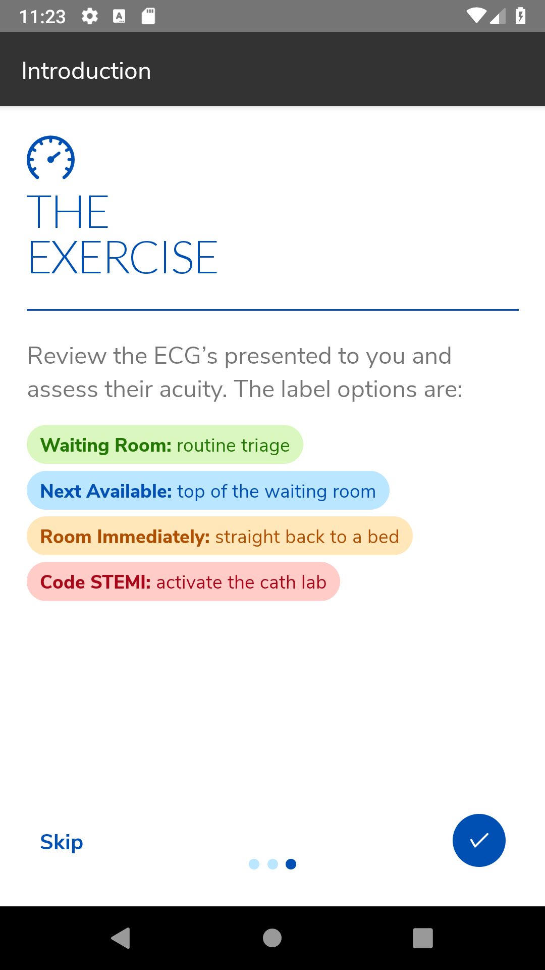 ECG Stampede Game Screenshot