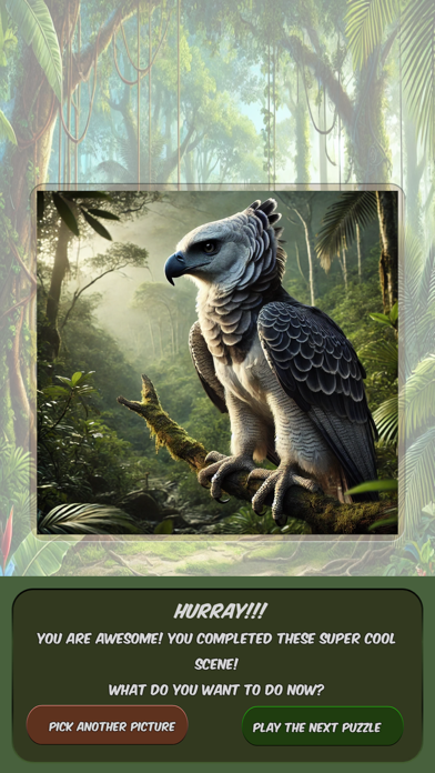Slide Puzzle Exotic Animals ภาพหน้าจอเกม