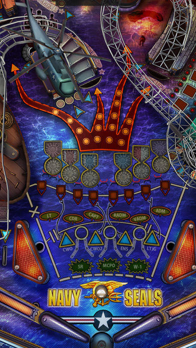 War Pinball Game Screenshot