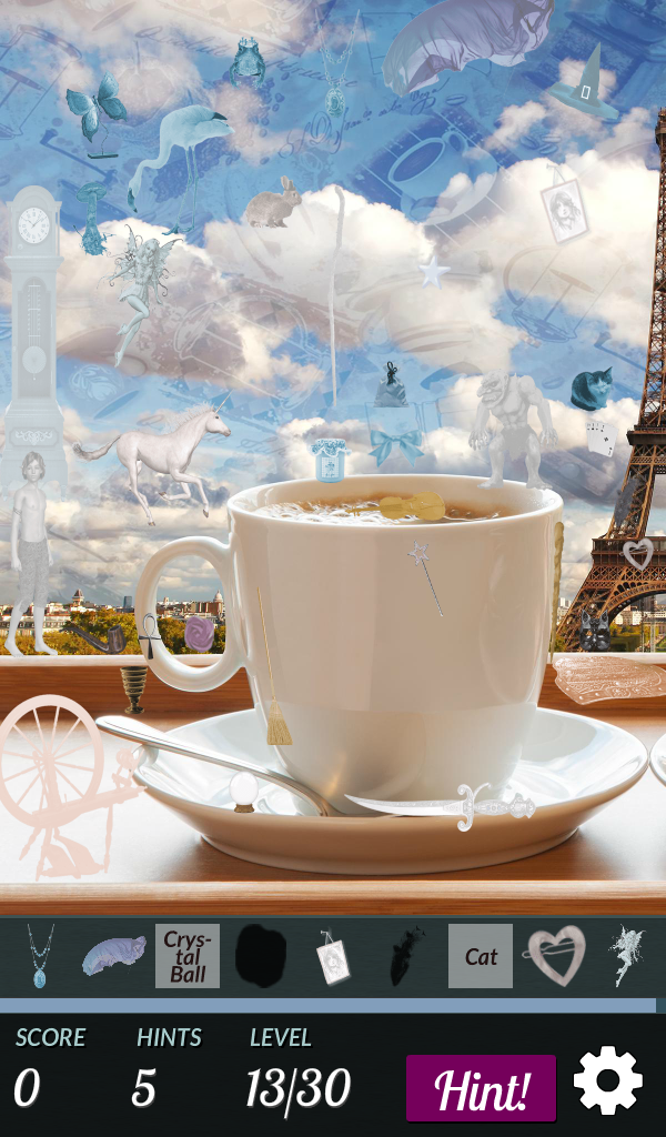 Cuplikan Layar Game Hidden Object - Coffee Shop