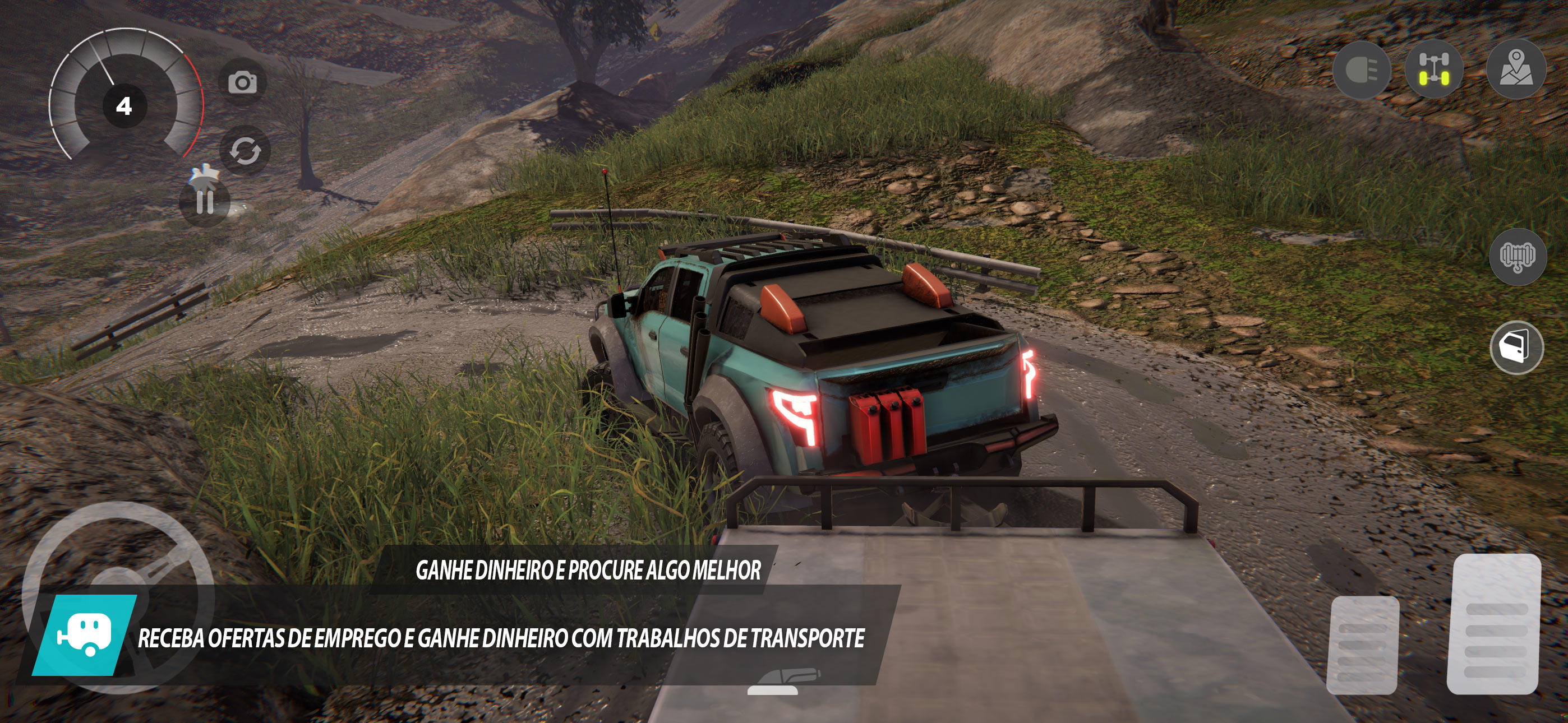 Captura de Tela do Jogo Offroad League Online