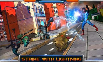 City Heroes 3D: Aliens War Game Screenshot