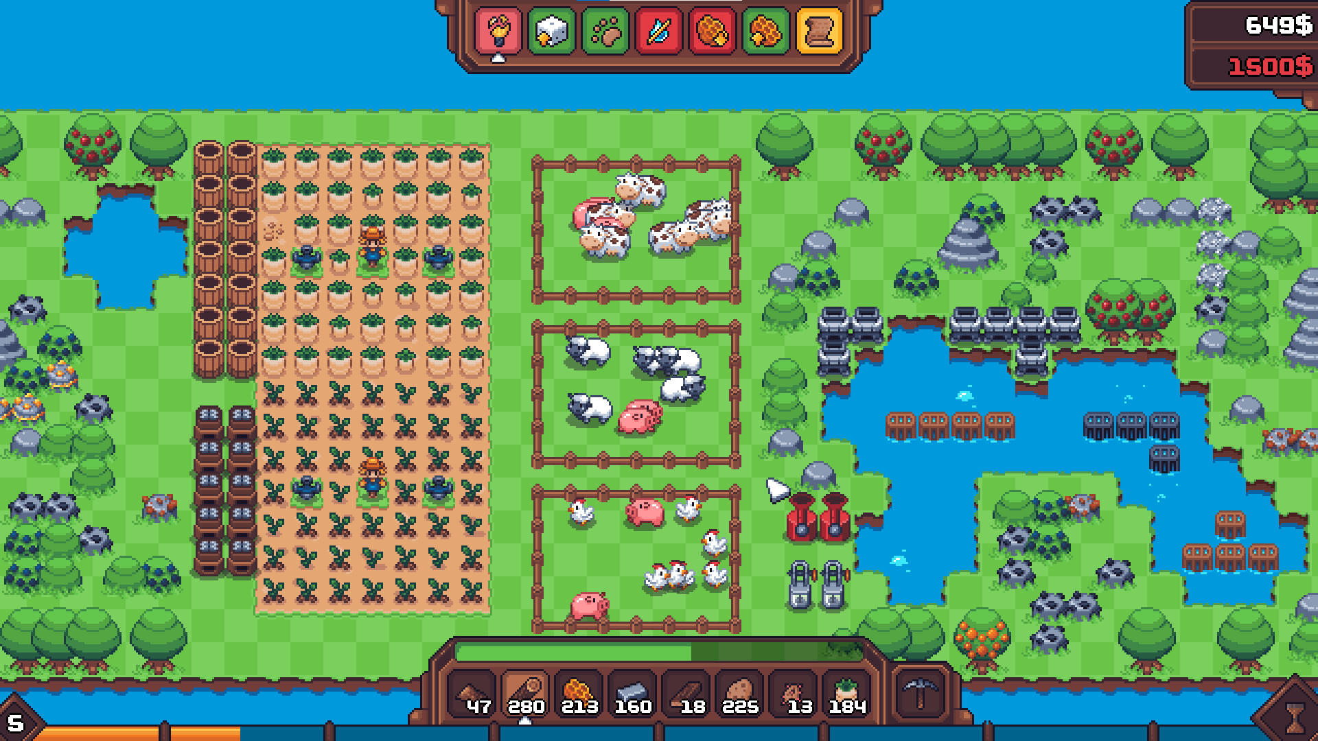 Another Farm Roguelike: Rebirth screenshot game