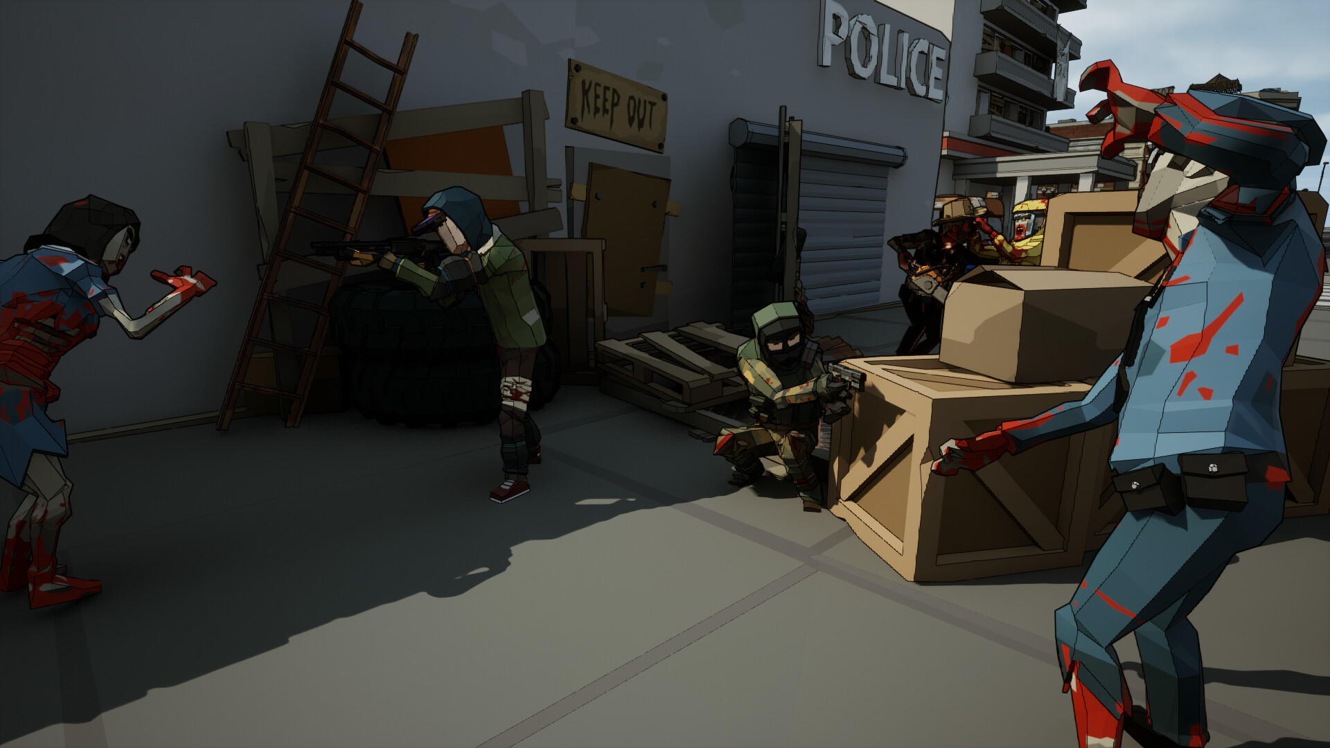 Screenshot 1 of Игра на выживание зомби онлайн 