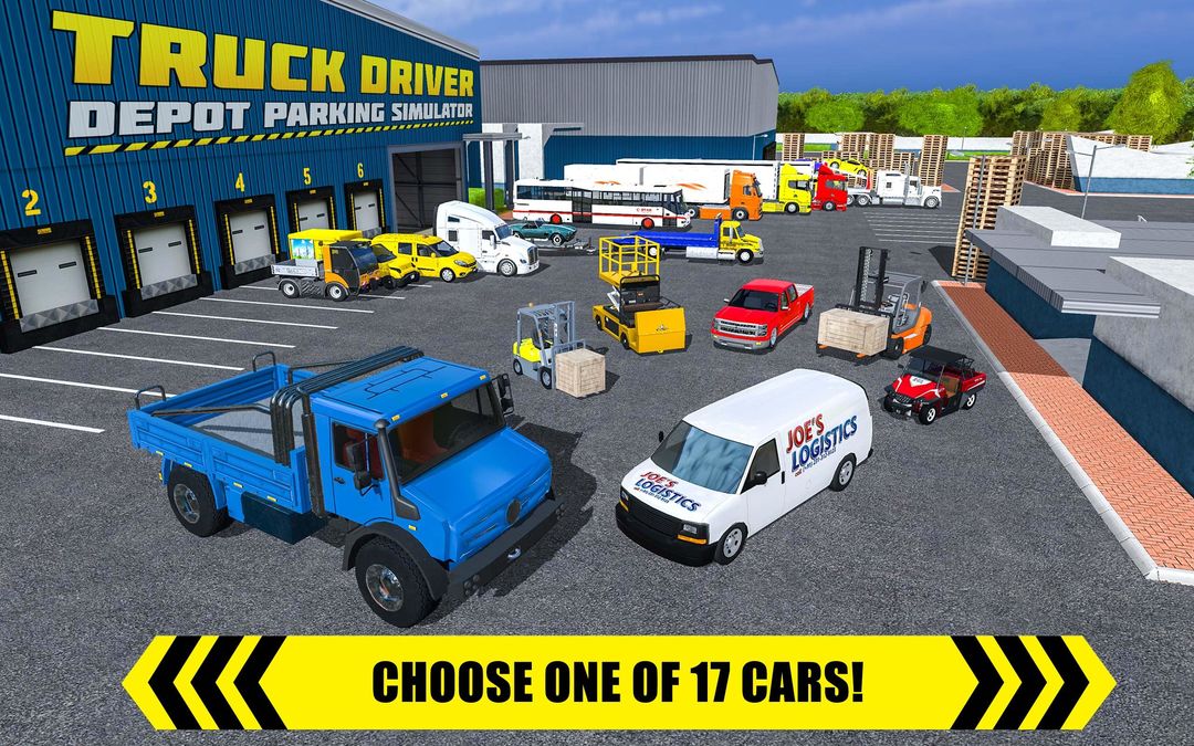 Truck Driver: Depot Parking Si 게임 스크린 샷