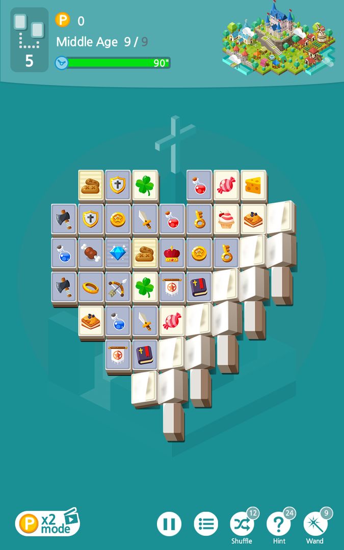 Screenshot of Mahjong City Builder