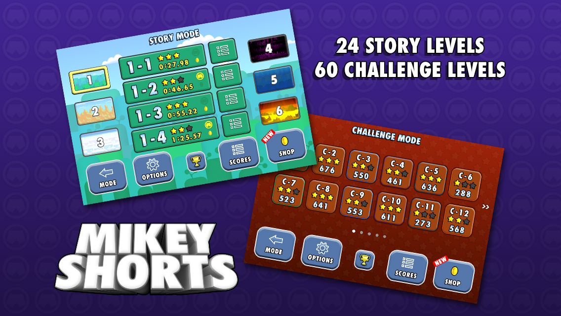 Mikey Shorts Game Screenshot