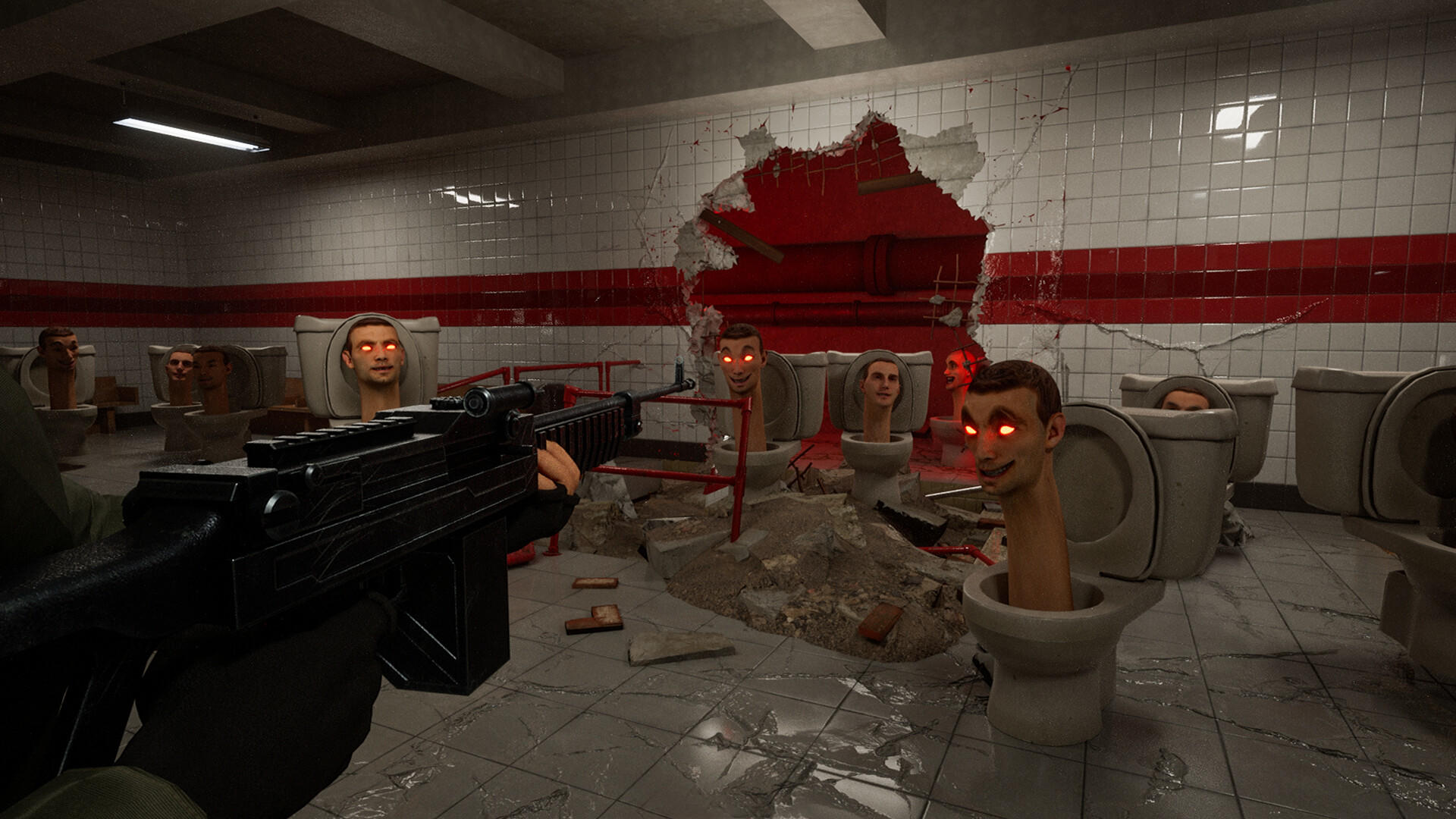 Skibidi Toilets: Invasion ภาพหน้าจอเกม