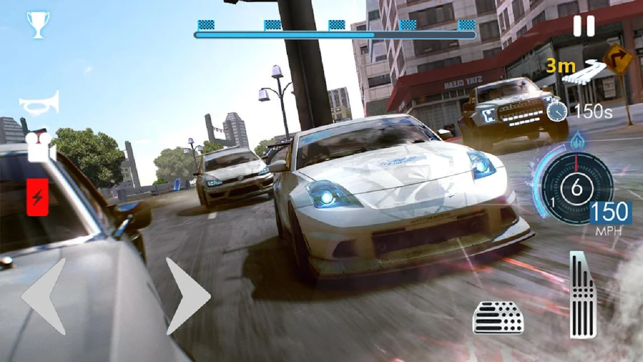 Racing In Car 3D Game Screenshot
