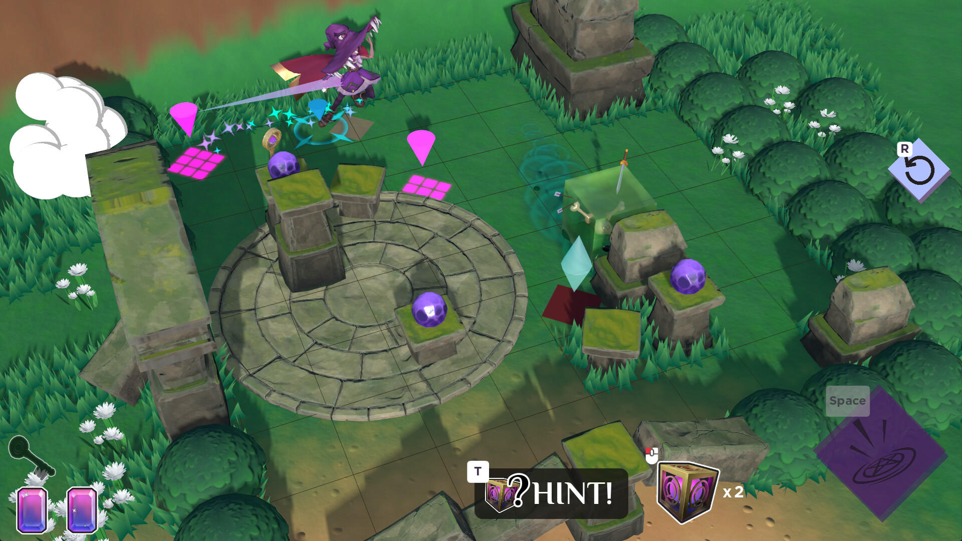 Block Witch Game Screenshot