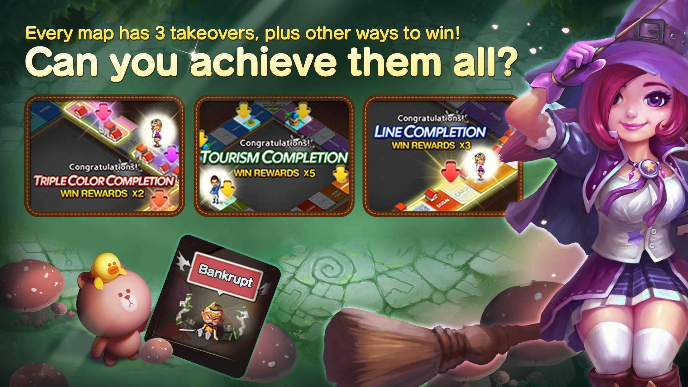 LINE Get Rich Game Screenshot