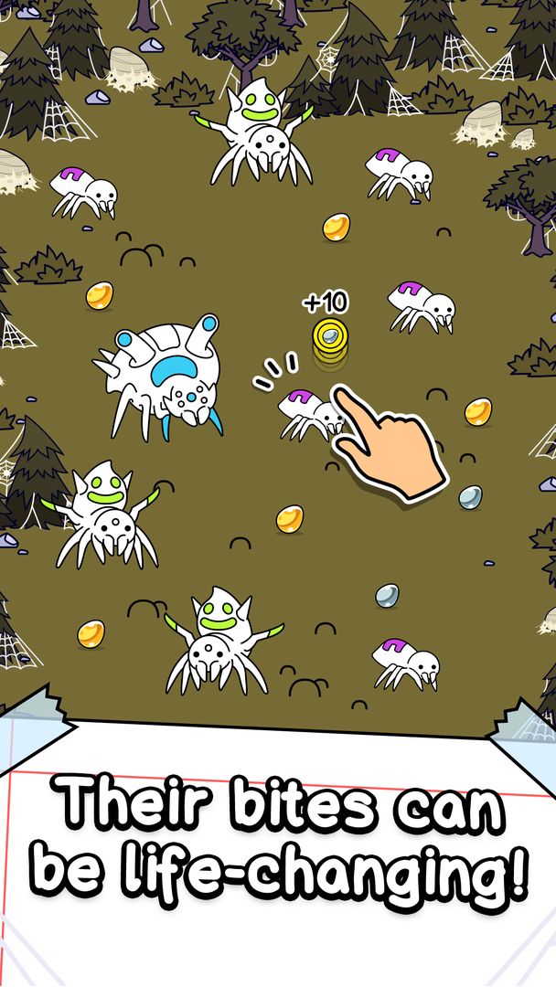 Spider Evolution: Idle Game ภาพหน้าจอเกม