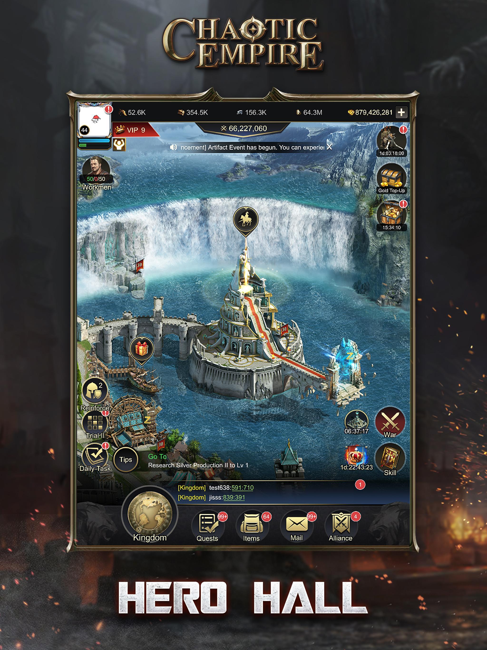 Chaotic Empire: Legendary Strategy Game Game Screenshot
