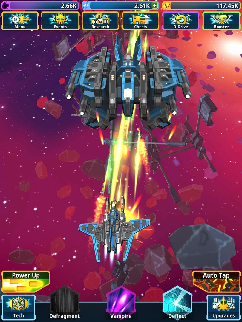 Screenshot of Idle Space Legend: RPG Clicker