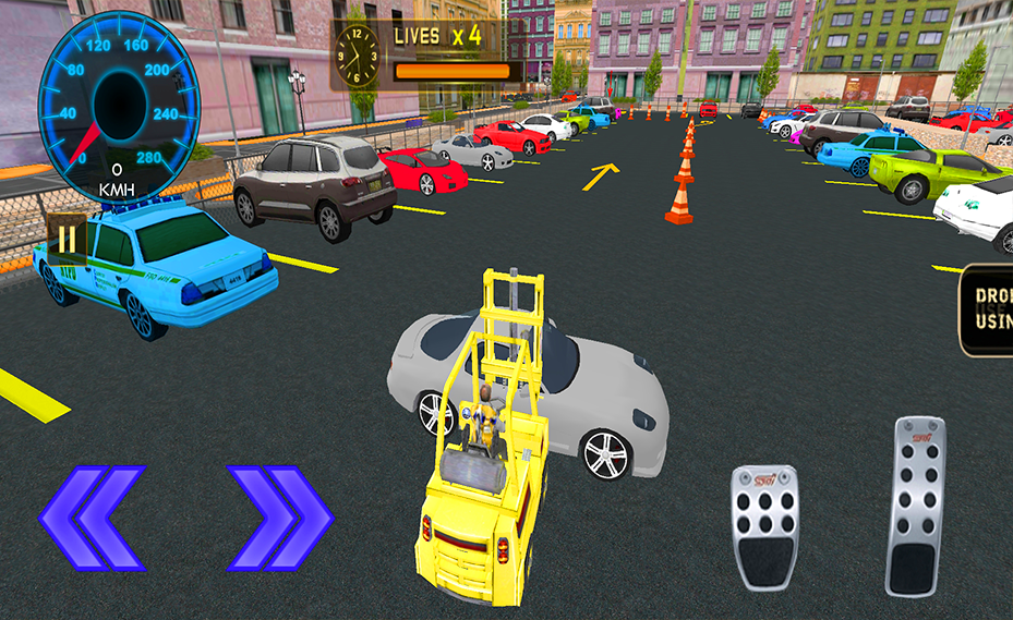 Forklift Tow Simulation Game Screenshot