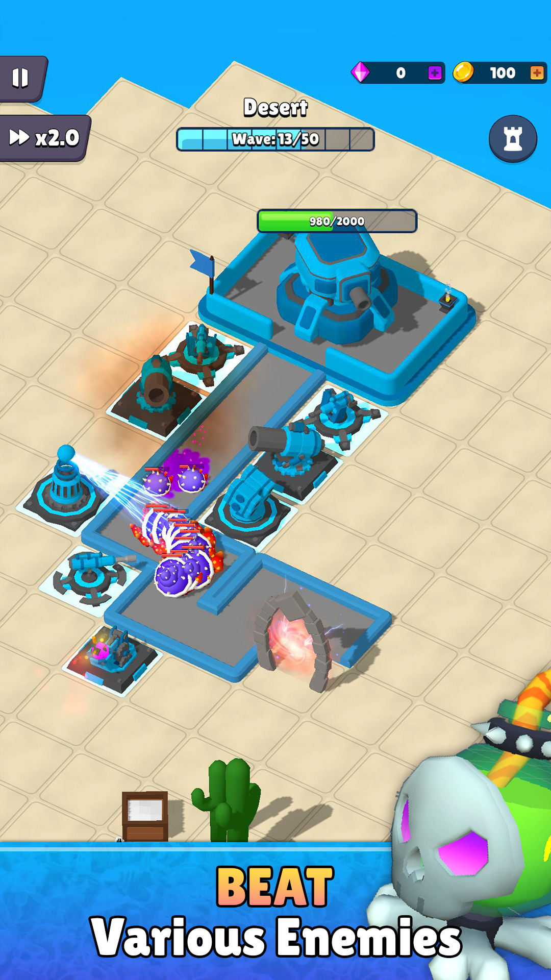 Defense.io Tower Defense TD Game Screenshot