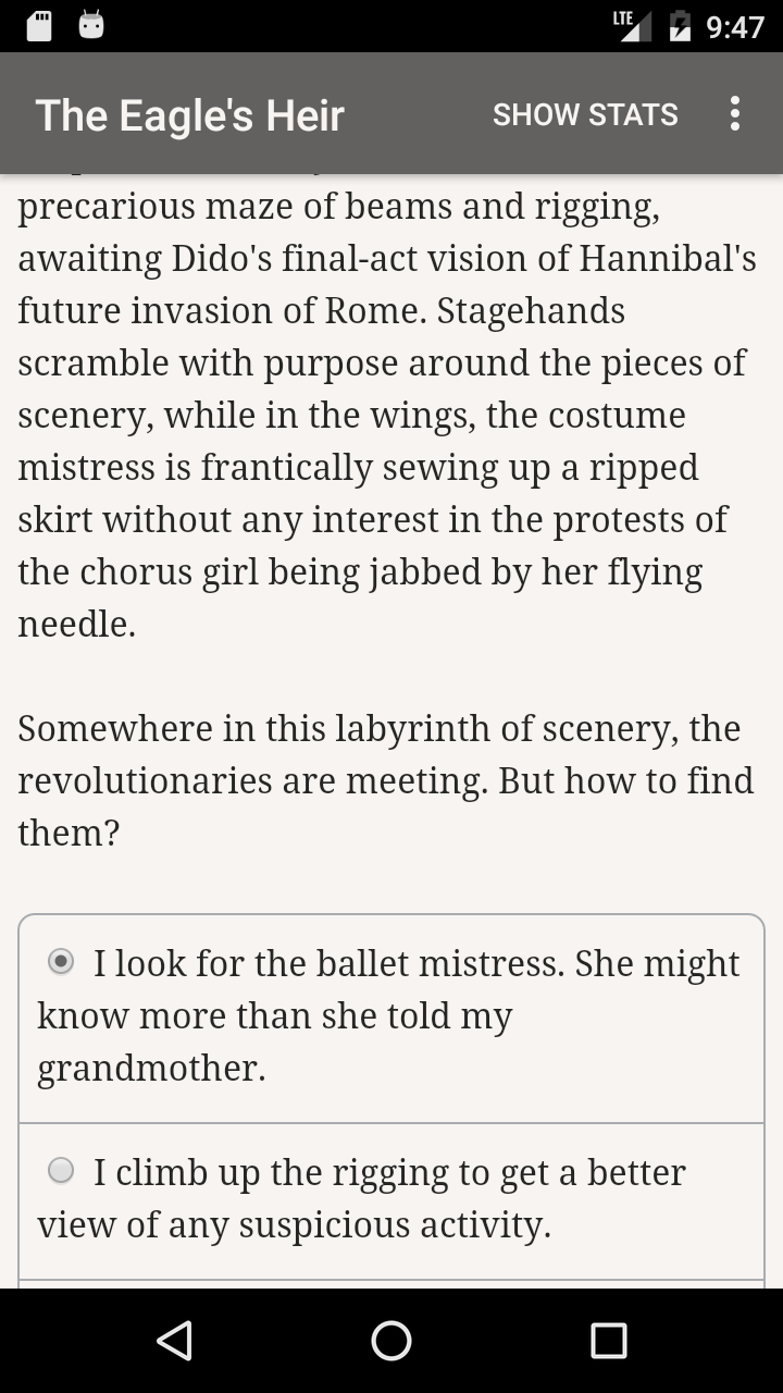 Cuplikan Layar Game The Eagle's Heir