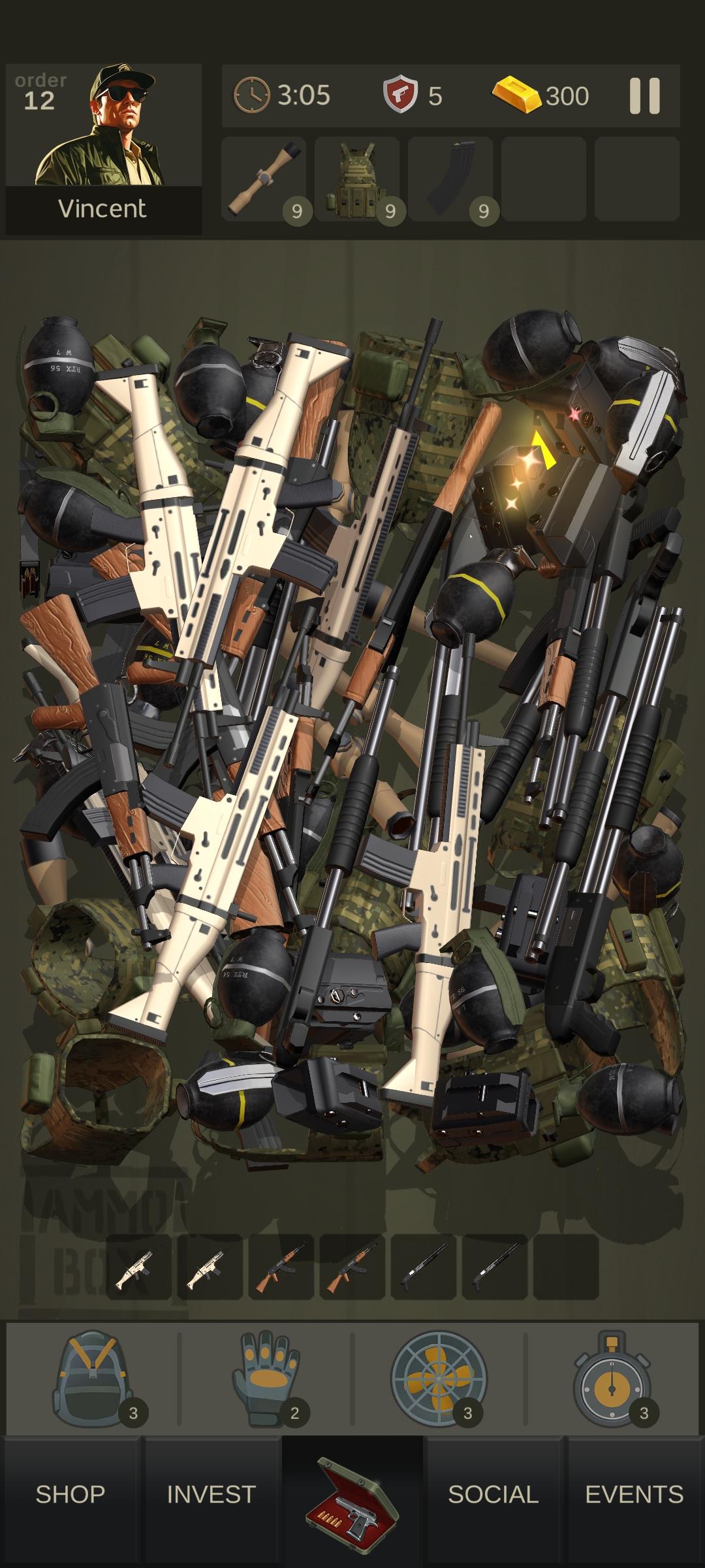 Gun Grid Game Screenshot