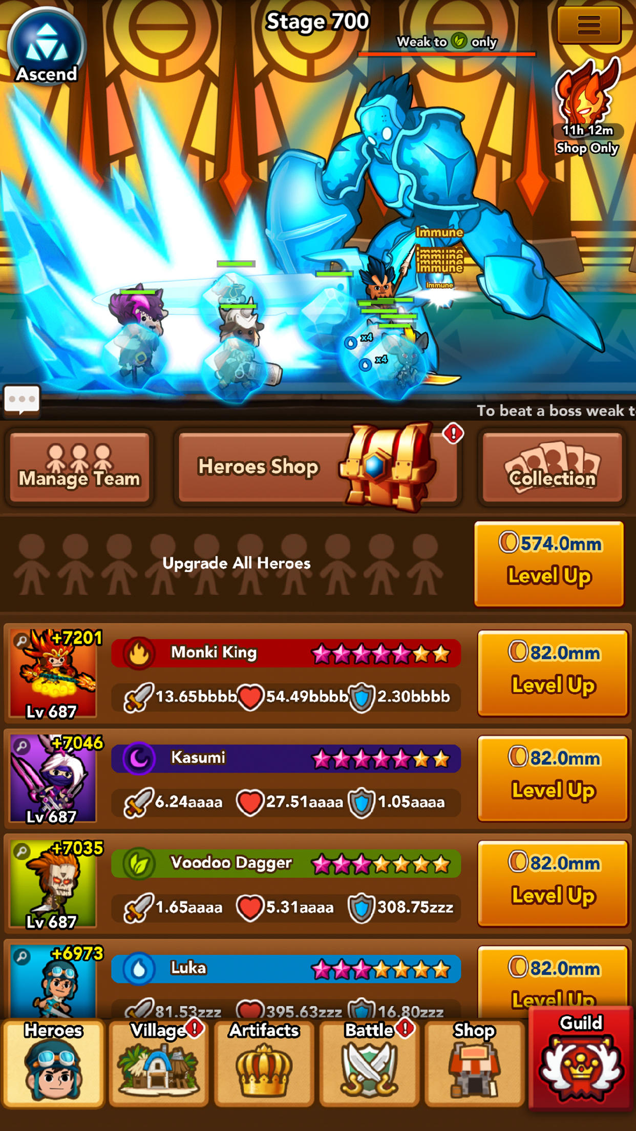 Zerstöre sie alle - PVP RPG ภาพหน้าจอเกม