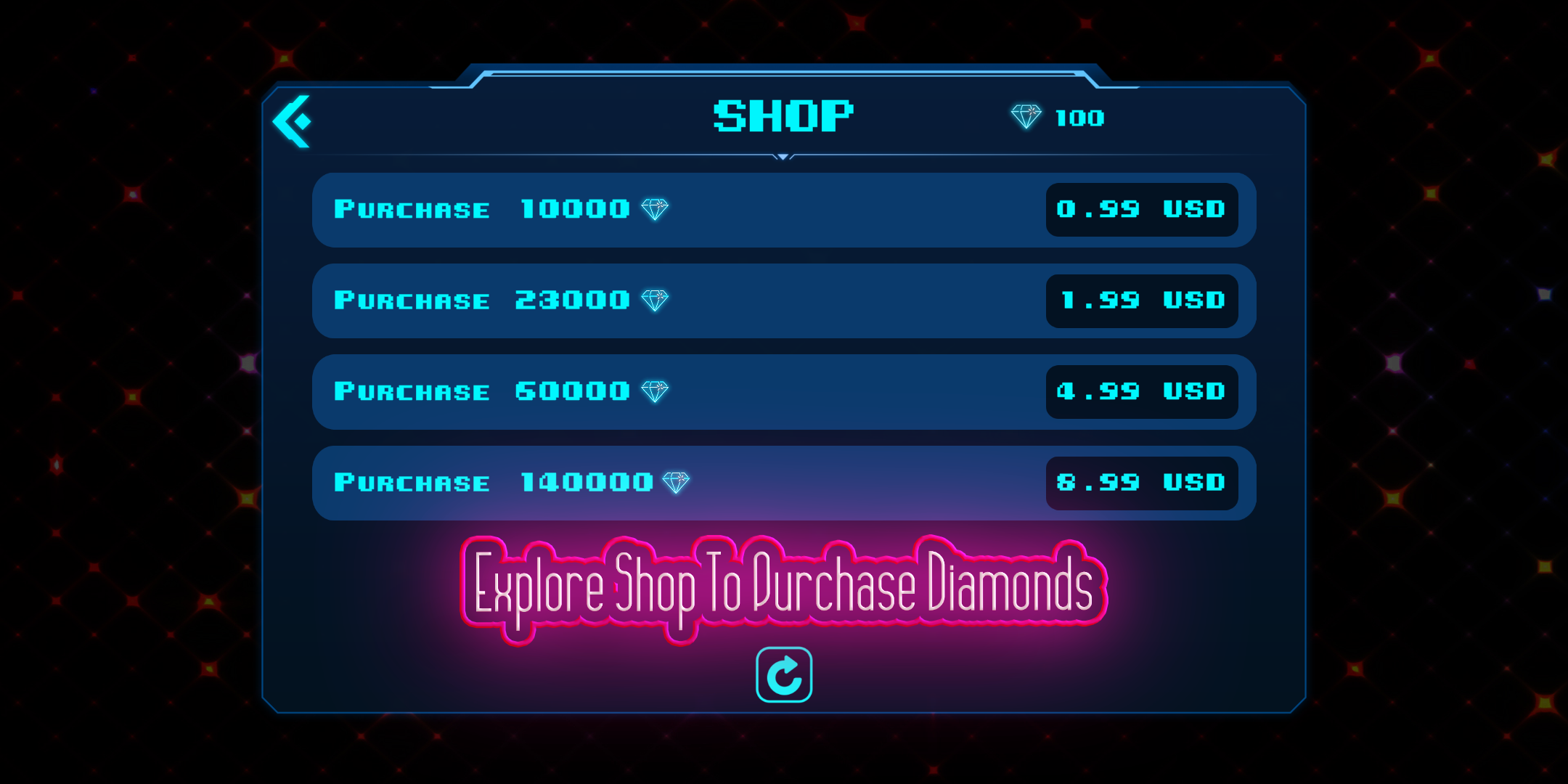 Neon Battle Defense Game Screenshot
