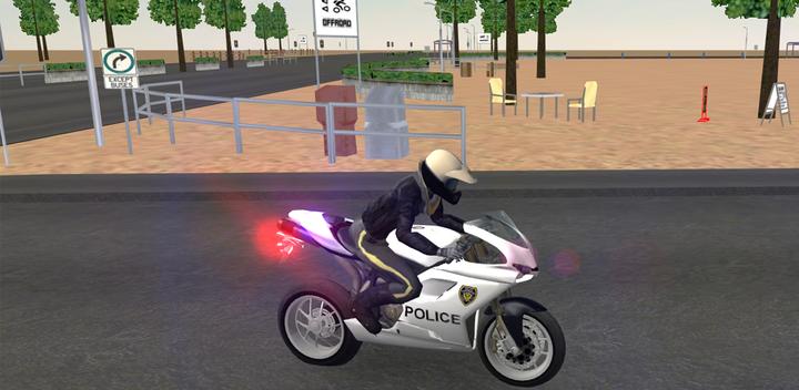 Banner of Police Motorbike Road Rider 1.9