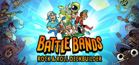 Banner of Battle Bands- Rock & Roll Deckbuilder 
