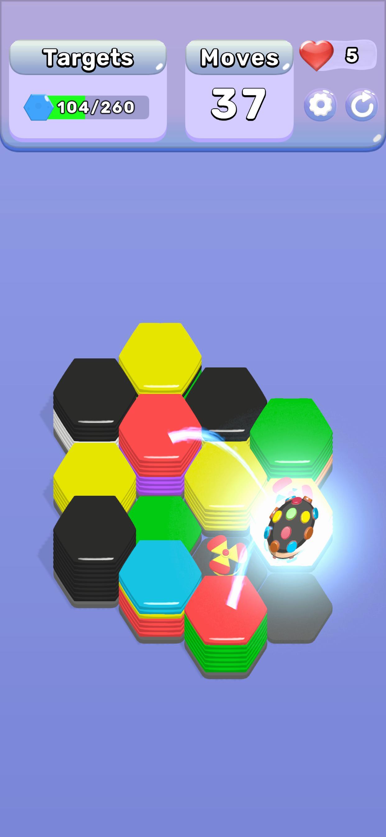 Hexa Swap Game Screenshot