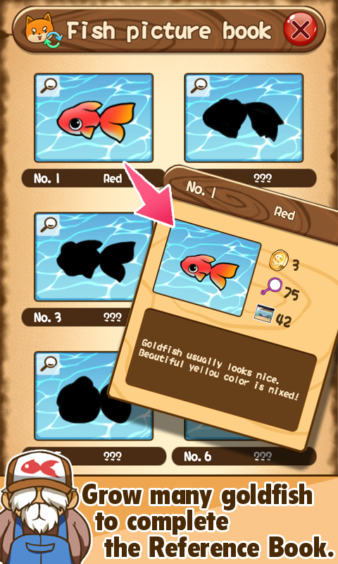 Screenshot of Goldfish Collection