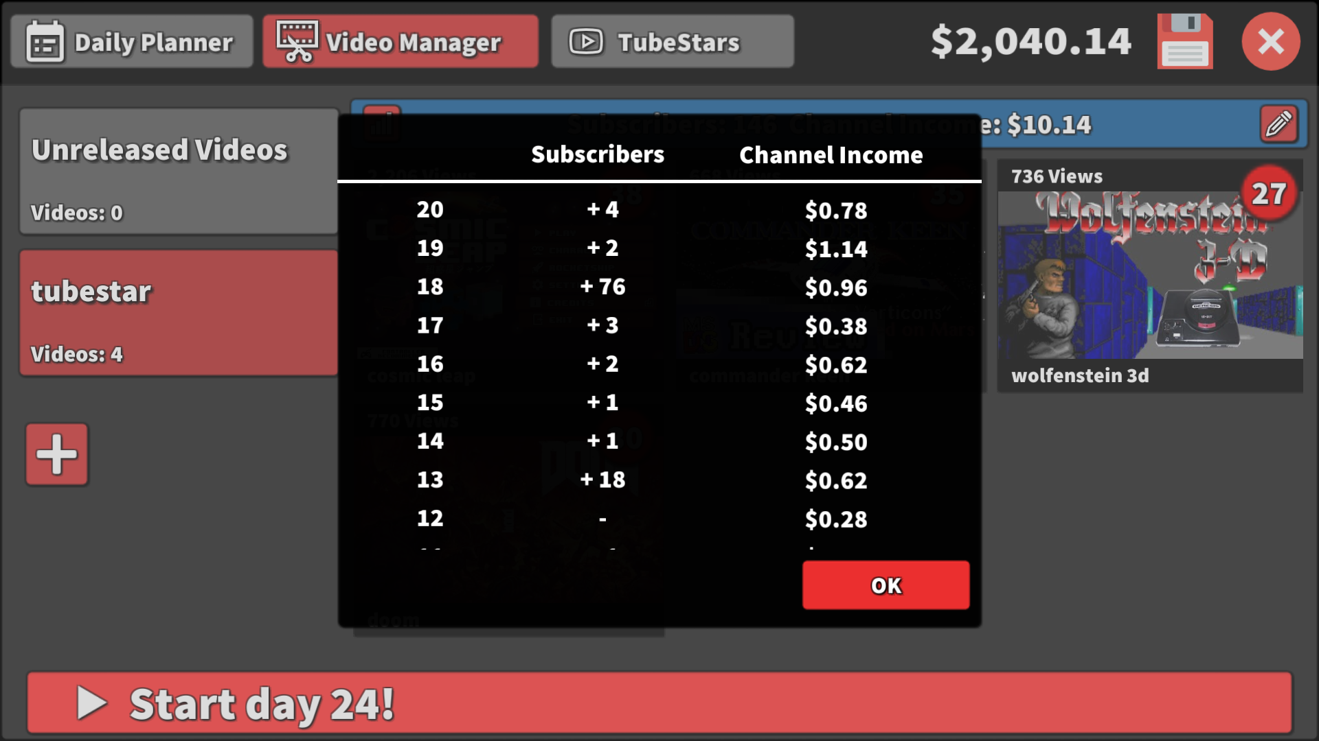 TubeStar ภาพหน้าจอเกม