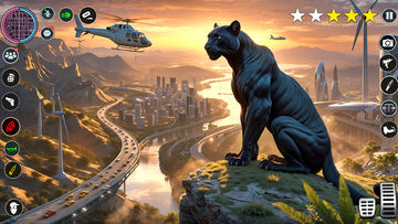 Flying Panther Hero Mafia City Game Screenshot