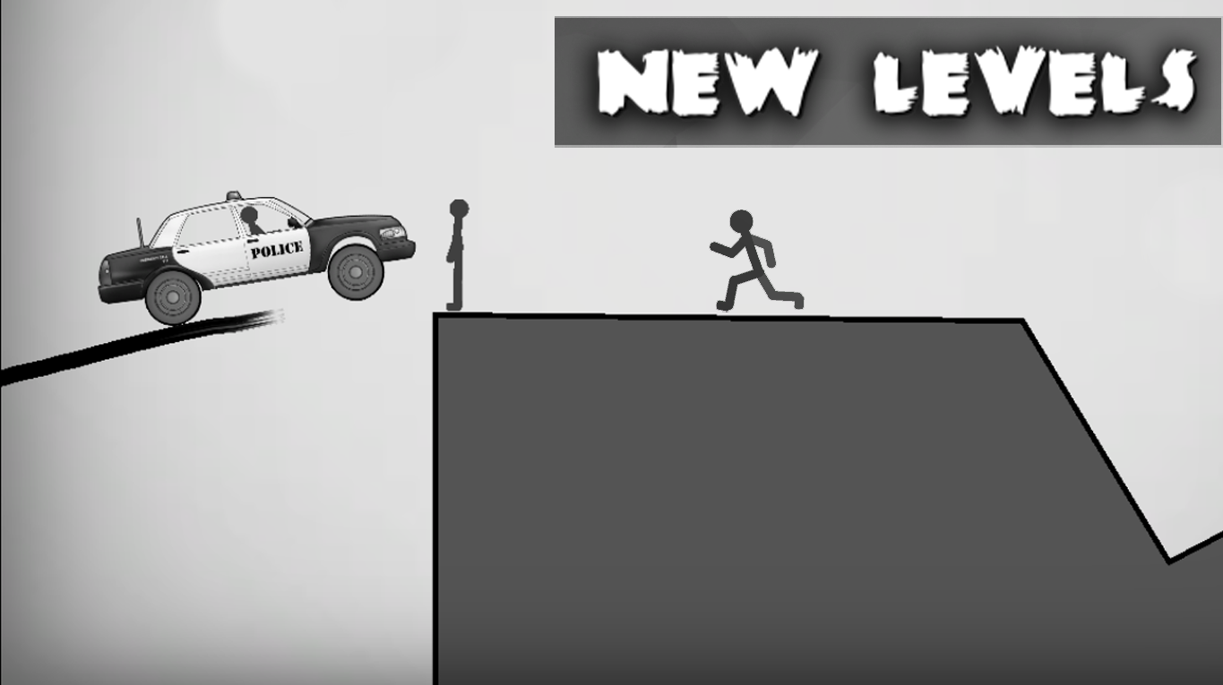 Stickman Racer Road Draw Game Screenshot