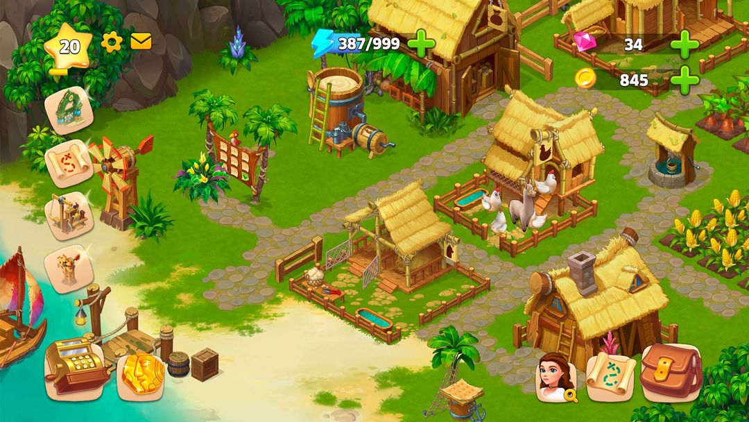Screenshot of Island Hoppers: Jungle Farm