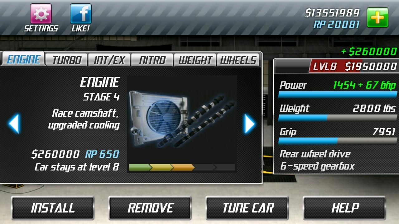 Drag Racing 게임 스크린샷