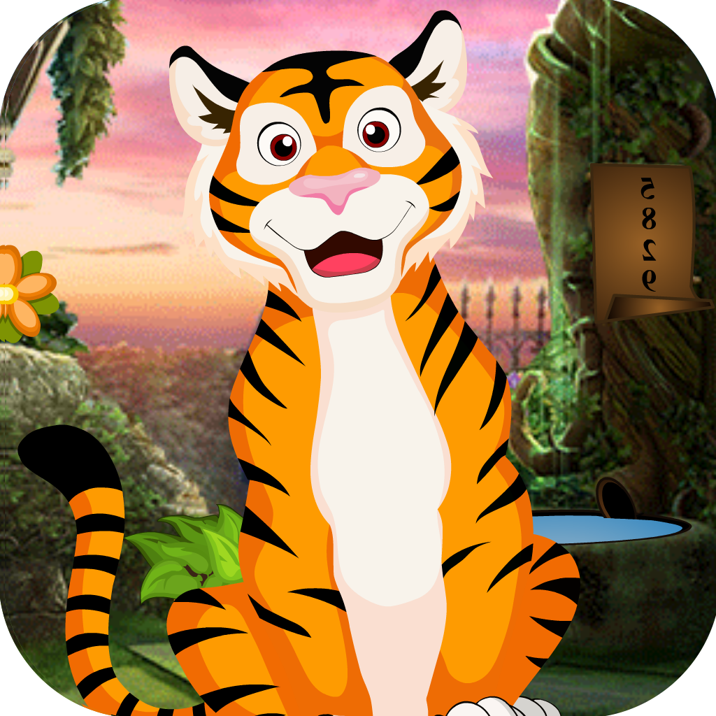 Kavi Games 410 - Tiger Rescue From cave Game 게임 스크린샷