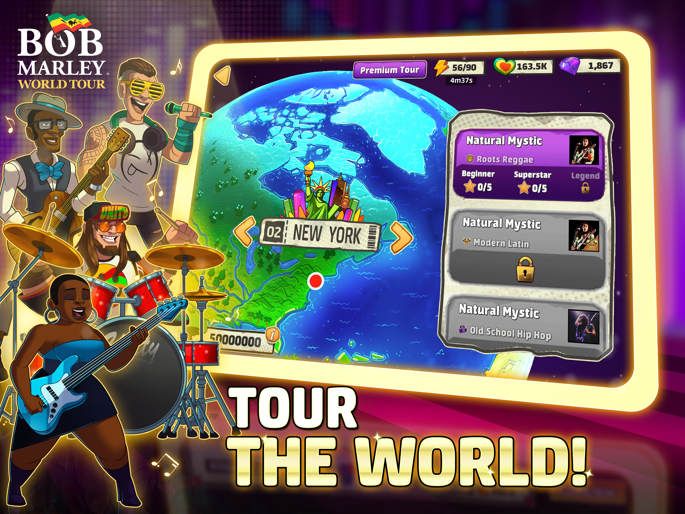 Bob Marley Game: World Tour screenshot game