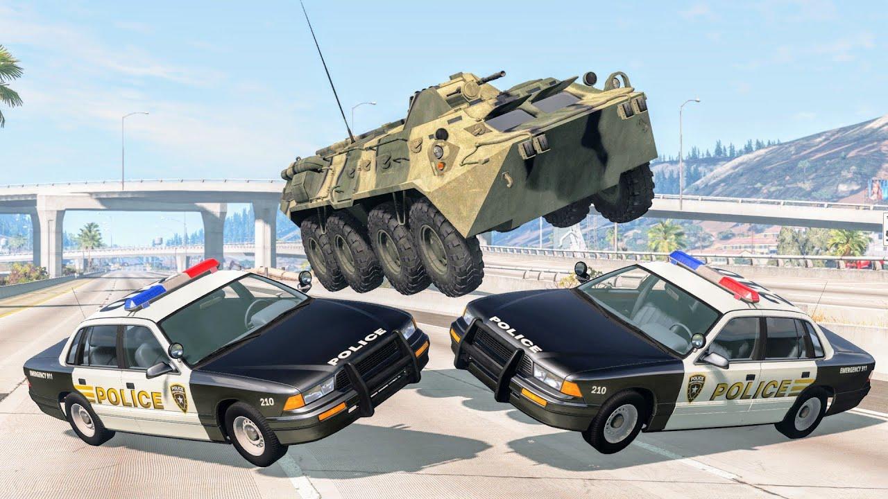 Скриншот игры Police Car Crash Simulation 3D