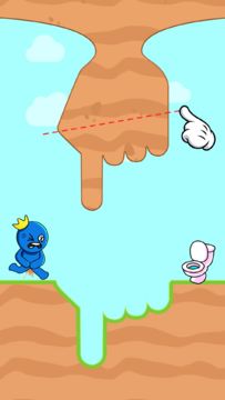 Draw Bridge Puzzle:Toilet Rush 게임 스크린샷