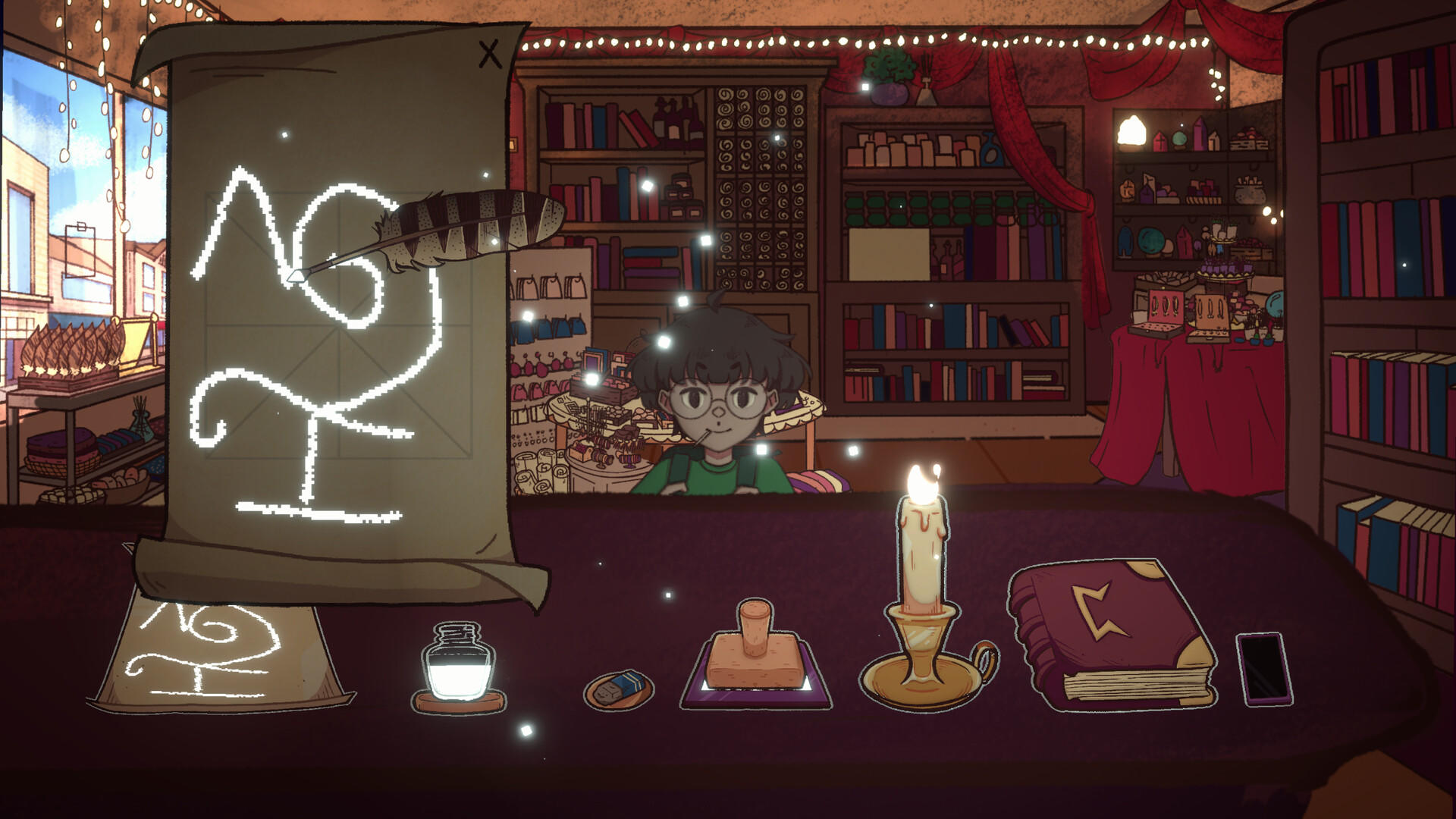 Screenshot of Scroll the Pain Away