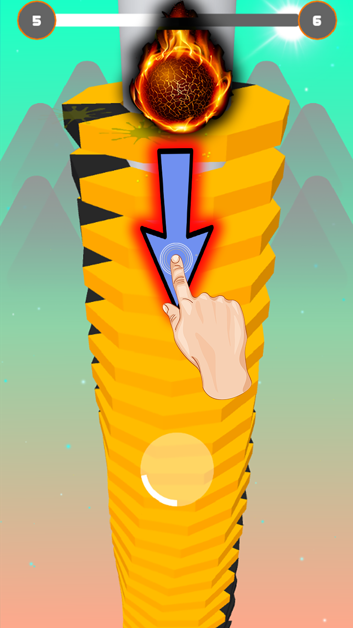 Screenshot 3 of Stuck ball jump drop 