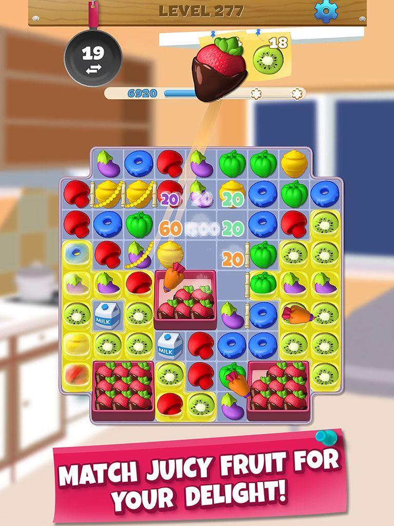 Wonder Chef: Match-3 Puzzle Game遊戲截圖