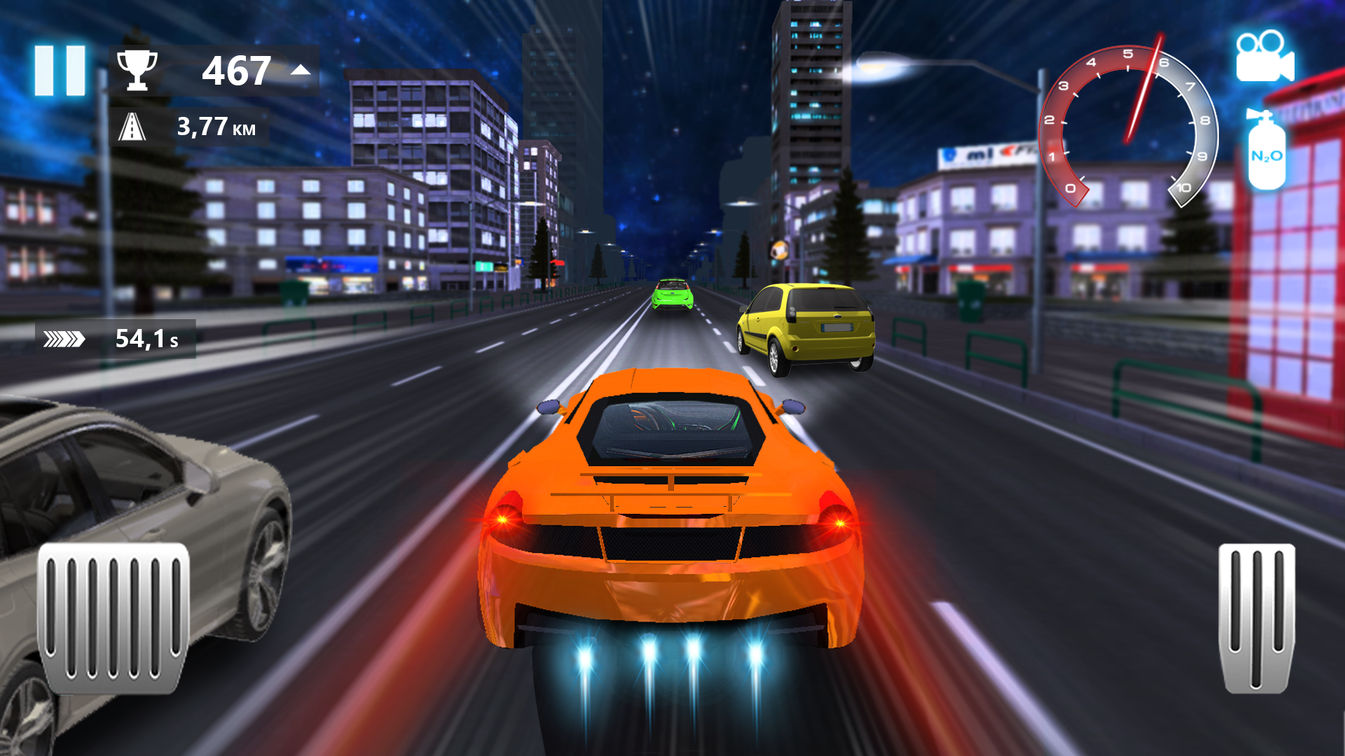 Cuplikan Layar Game Traffic Car Driving