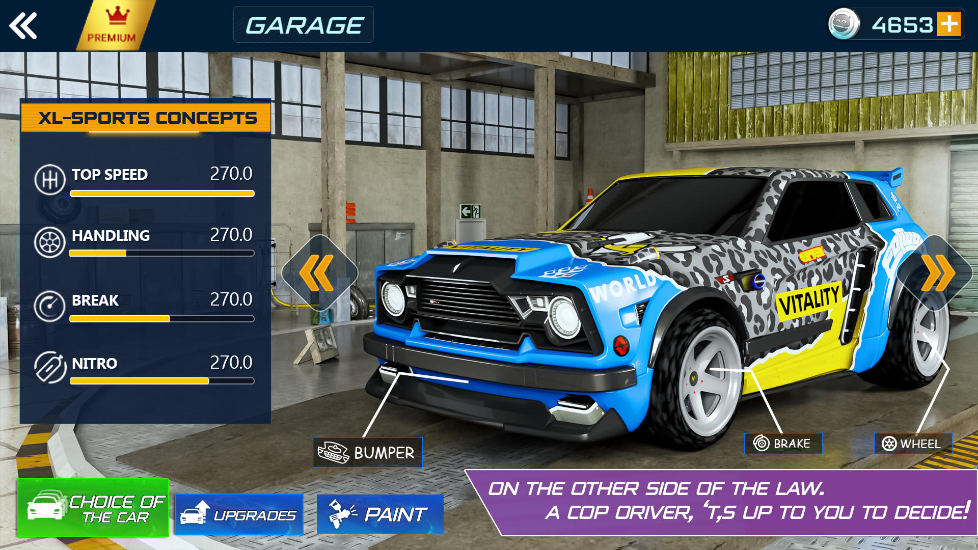 Screenshot of Rocket Car Racing Games 3D