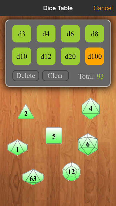 Real Sheet: D&D 3.0 Edition + Dice Table Game Screenshot