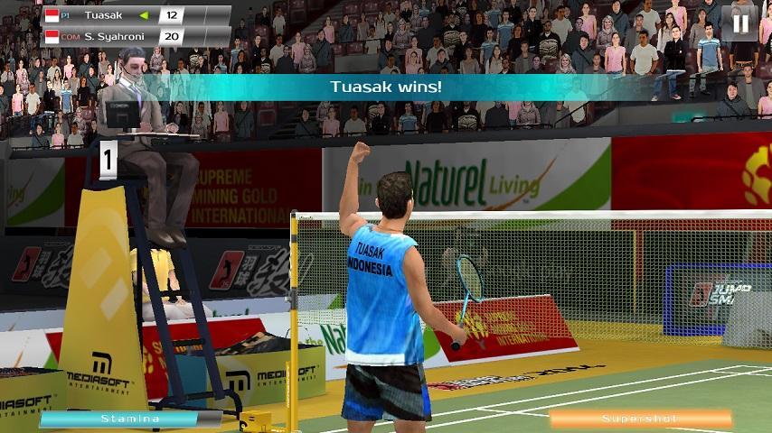 Cuplikan Layar Game Real Badminton World Champion 2018