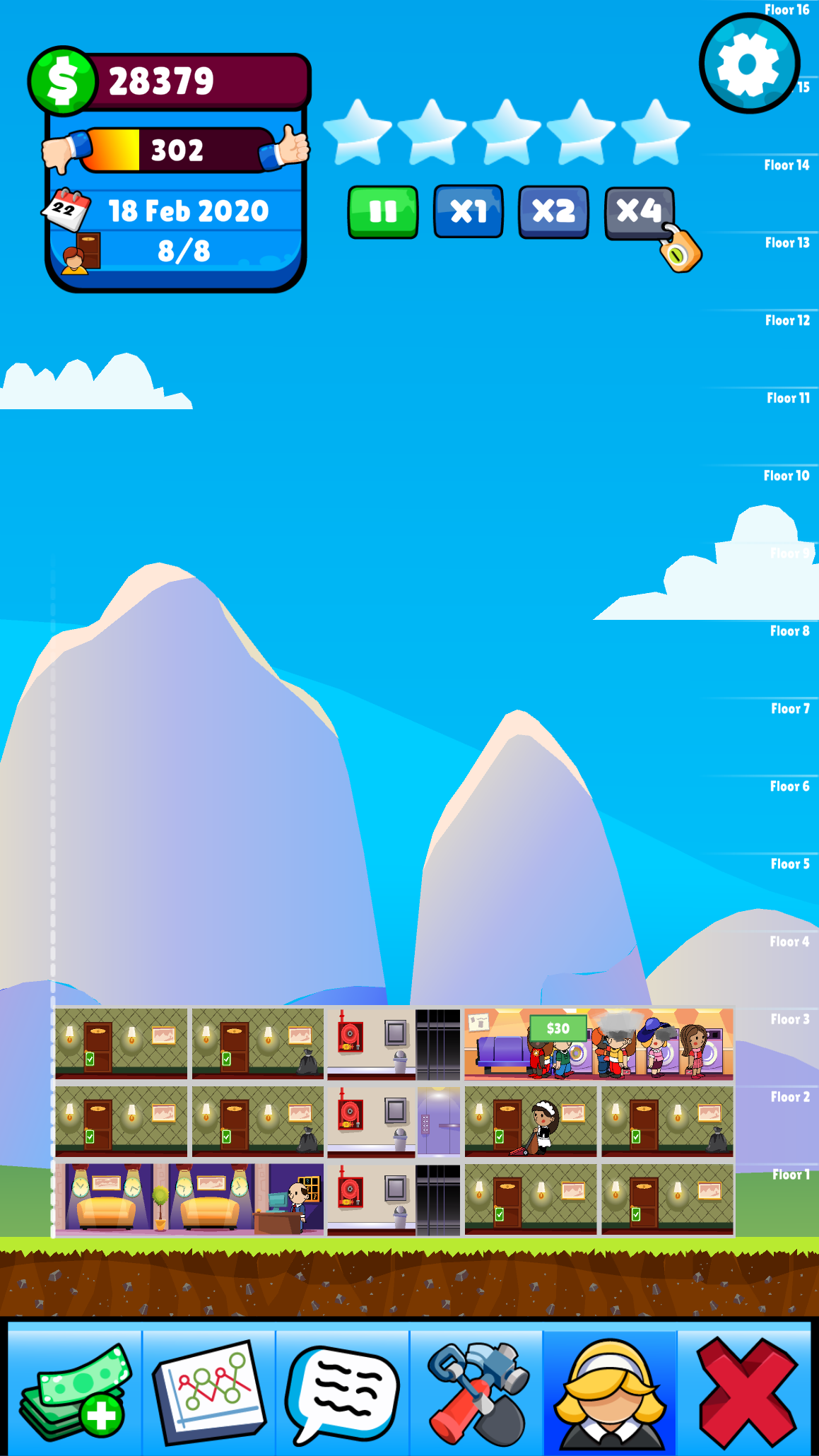 Screenshot 2 of Hotel Manager - Tycoon Game 