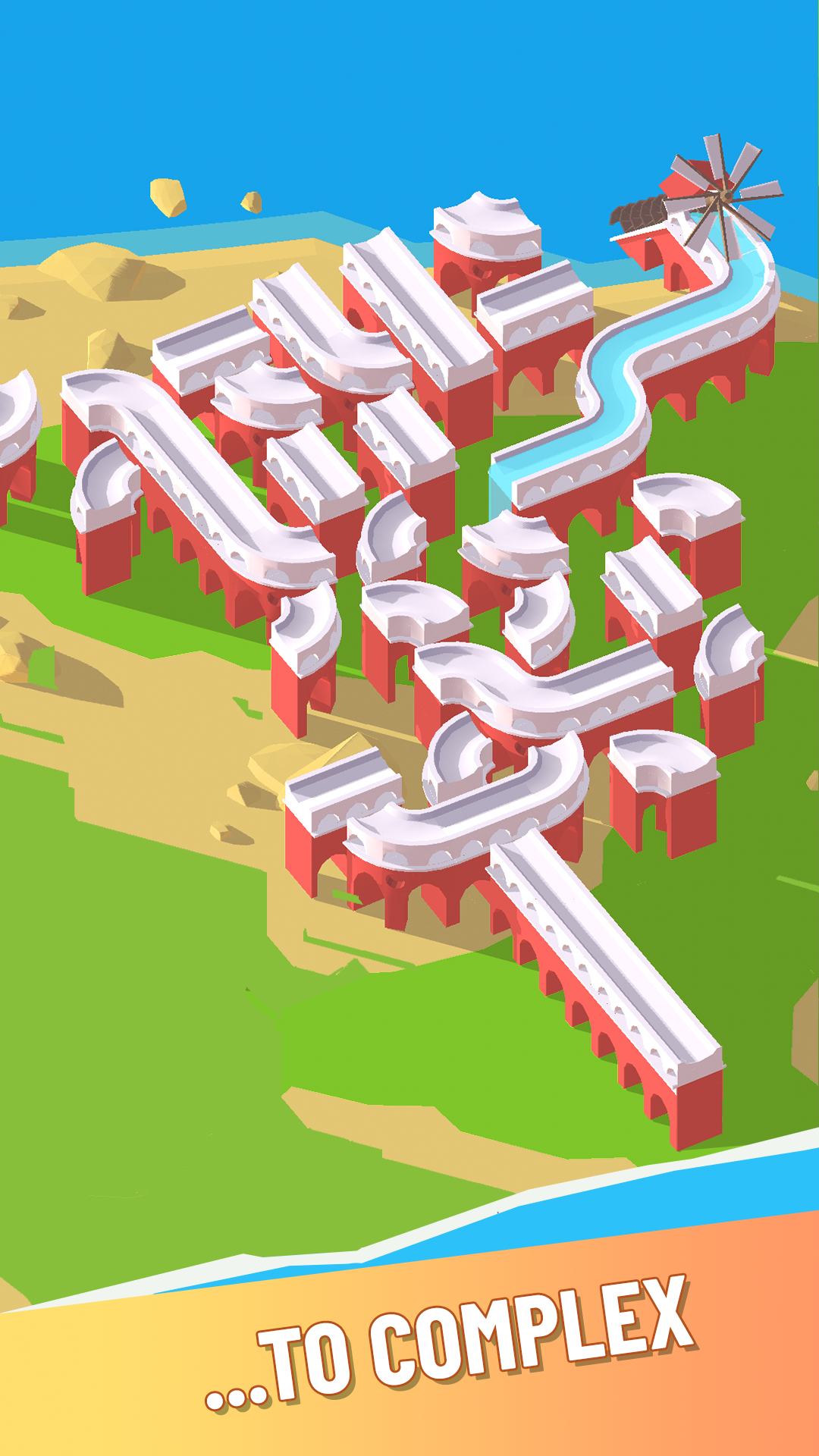 Water Connect Flow Game Screenshot