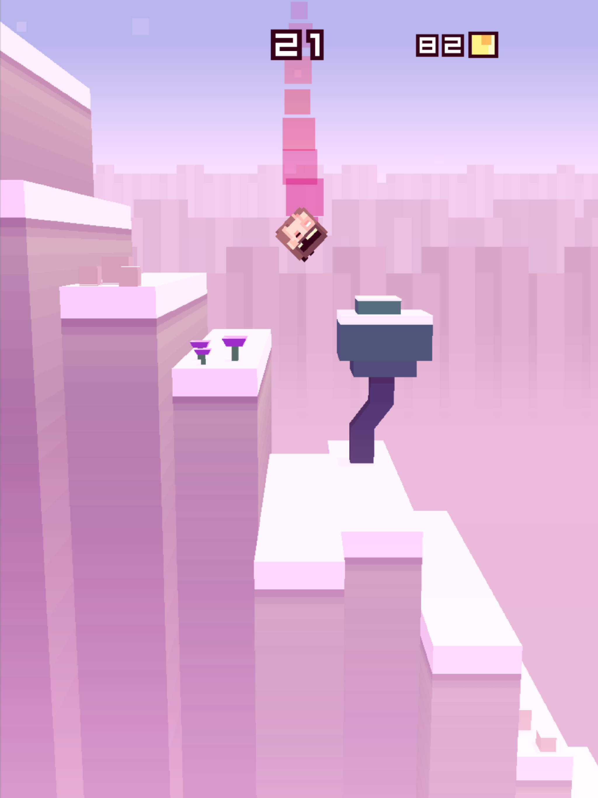 Captura de Tela do Jogo Jumpy Canyon