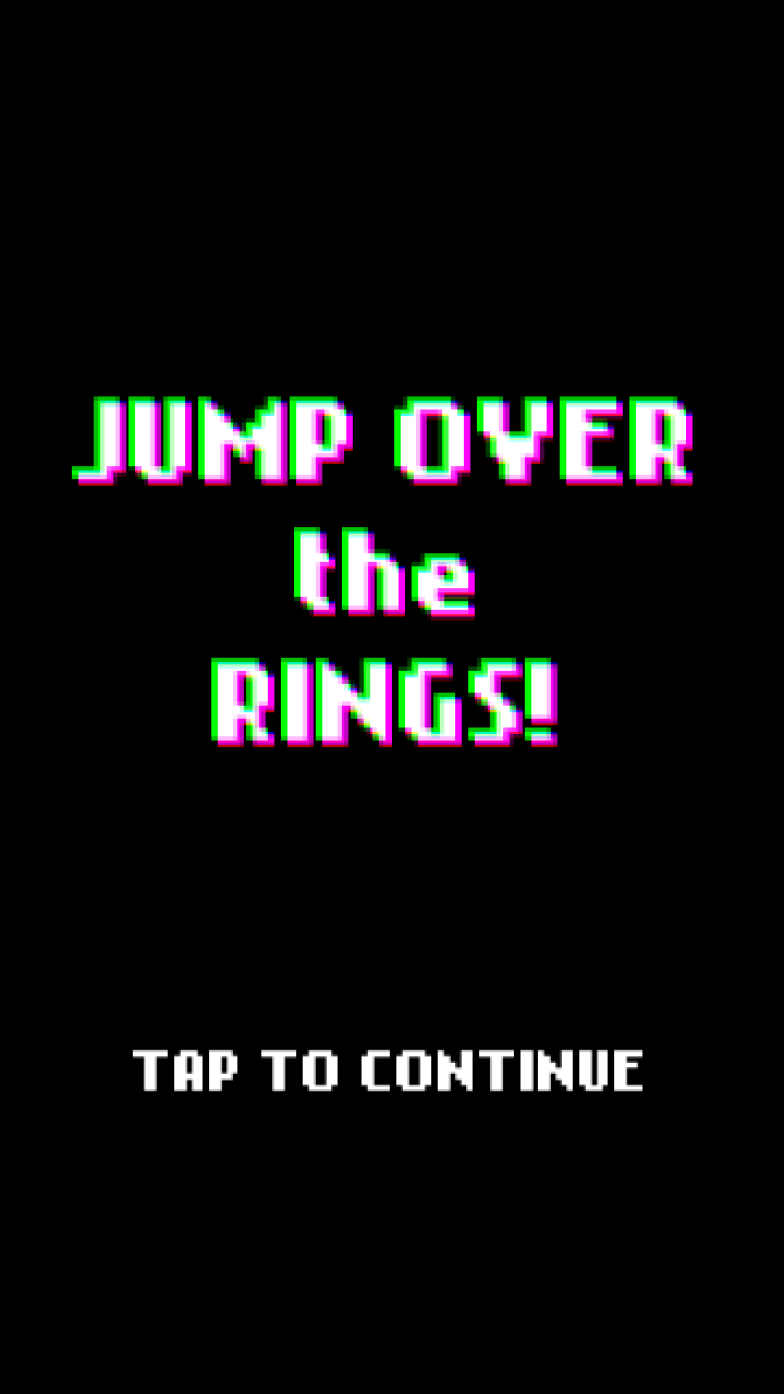 Скриншот игры Jump Over the Rings!